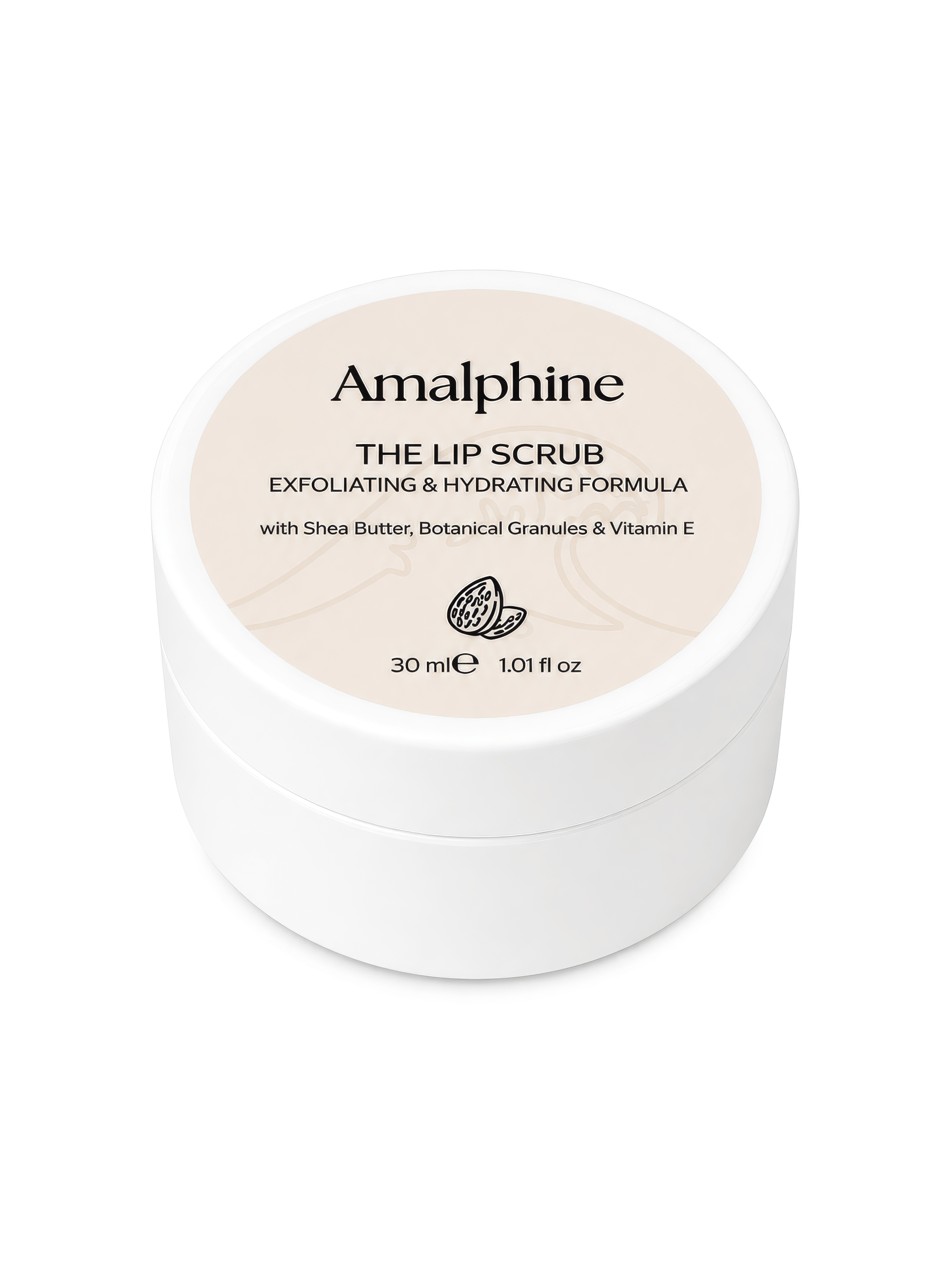 Lip scrub almond cocoa butter vit E